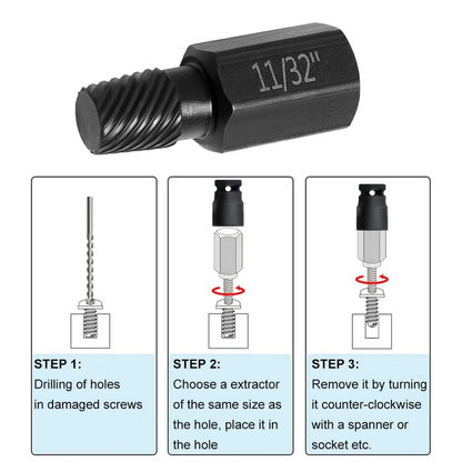 10PCS Broken Screw RemoverKit