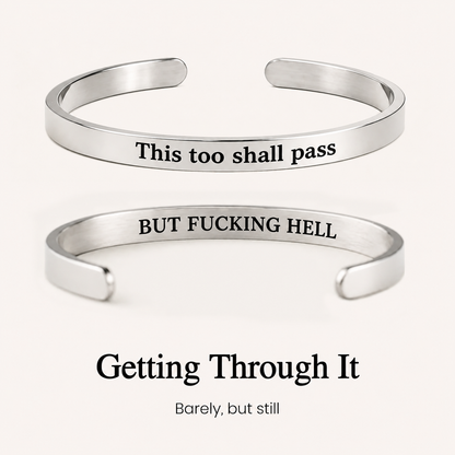 Be Kind Mantra Cuff Bracelet