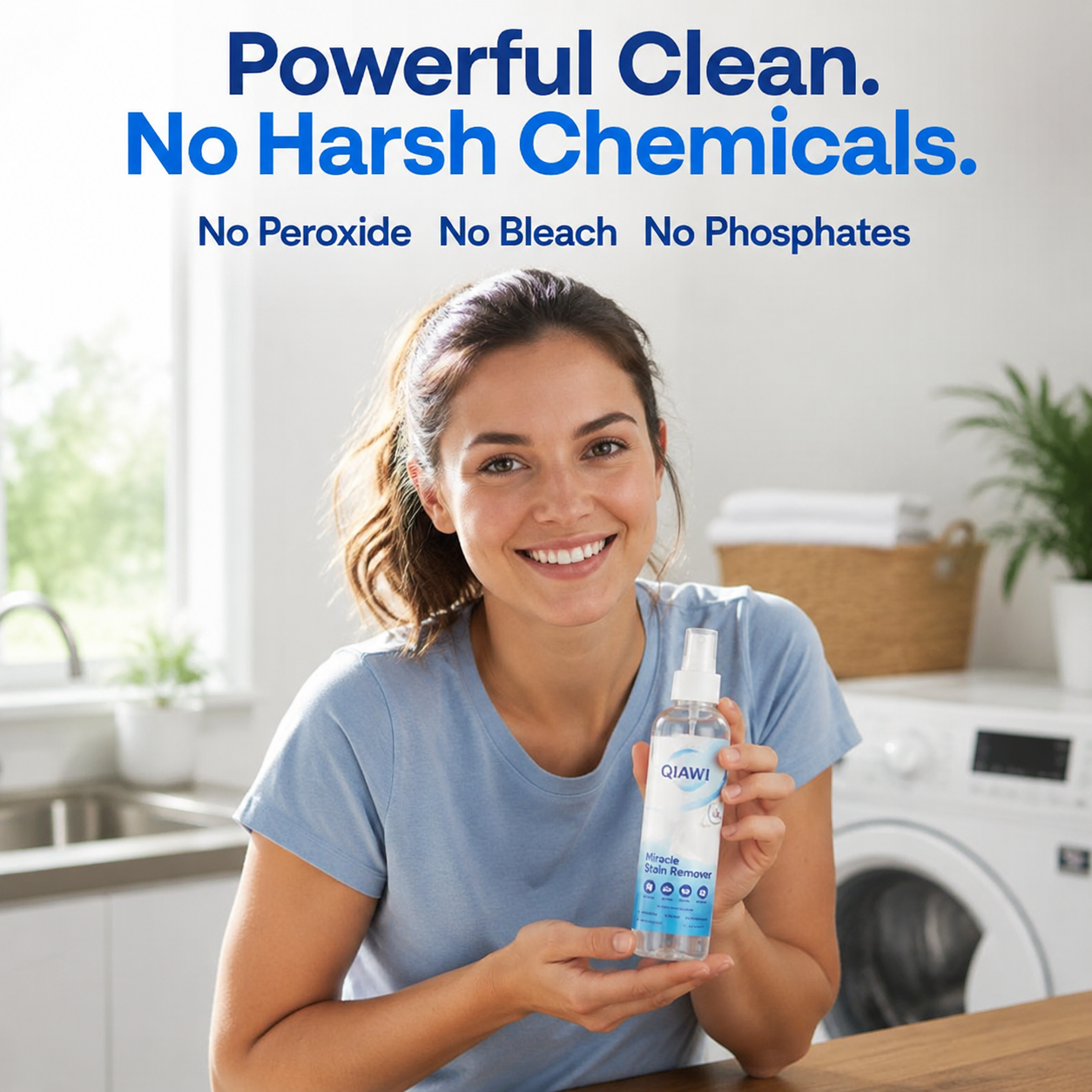 Powerful on Stains. Gentle on Fabrics.