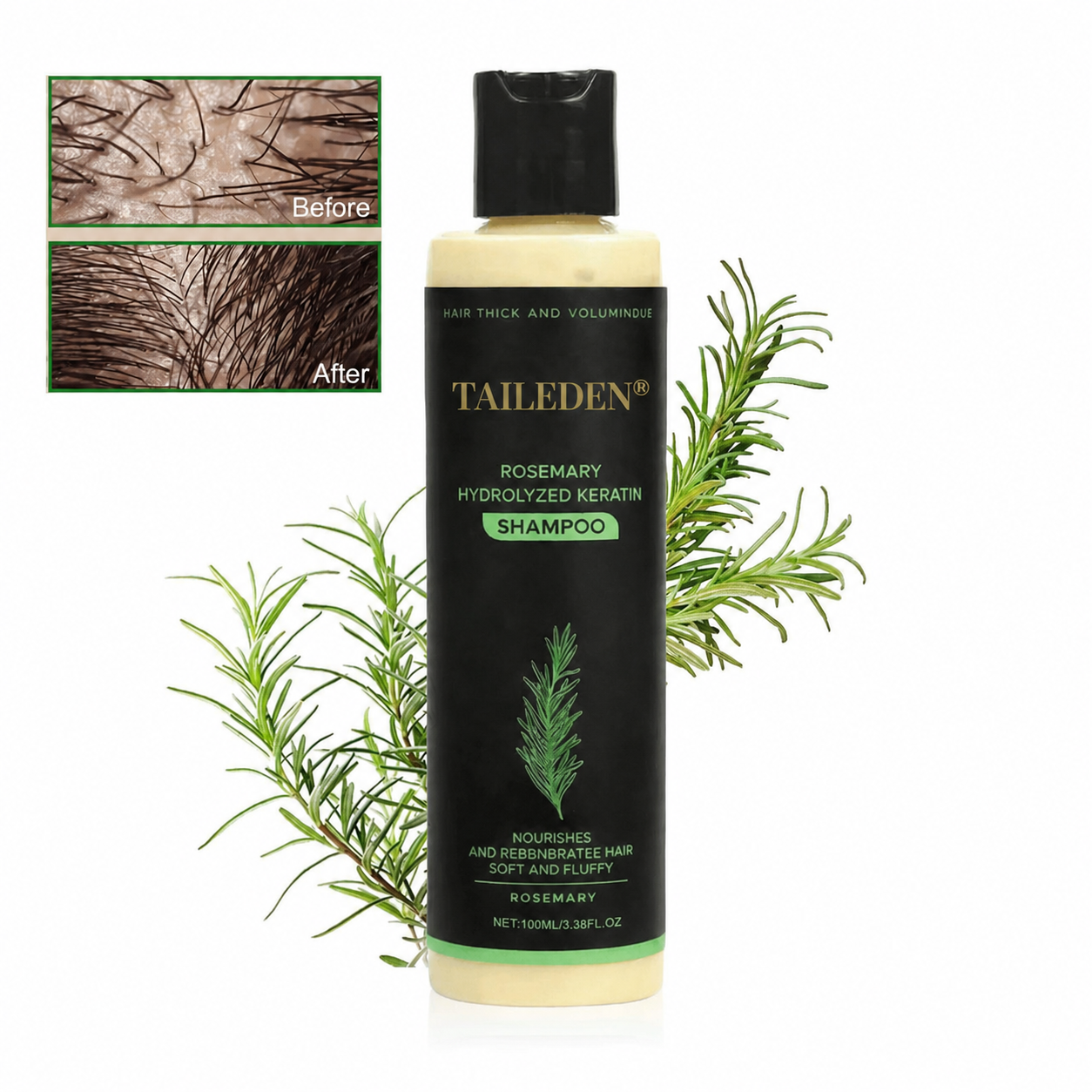 🔥Organic Rosemary Hair Growth Shampoo