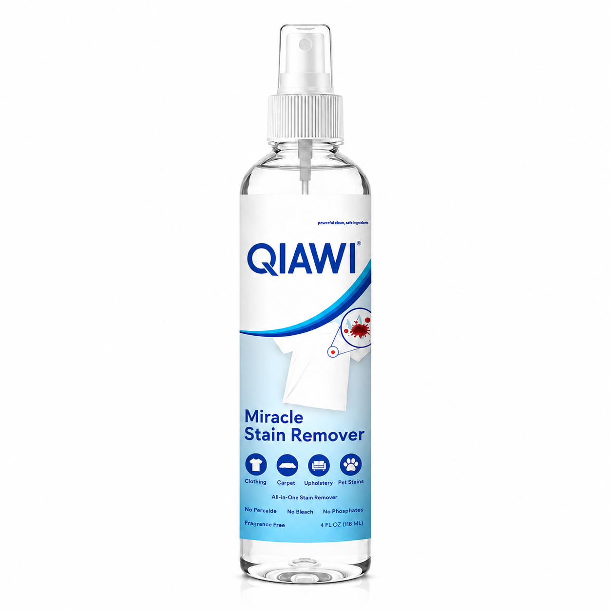 Powerful on Stains. Gentle on Fabrics.