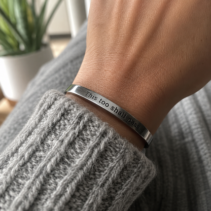 Be Kind Mantra Cuff Bracelet