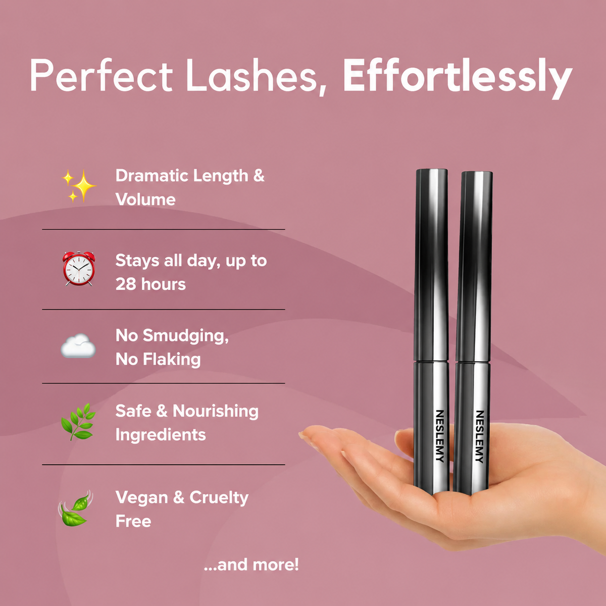 NESLEMY Metal Wand Mascara