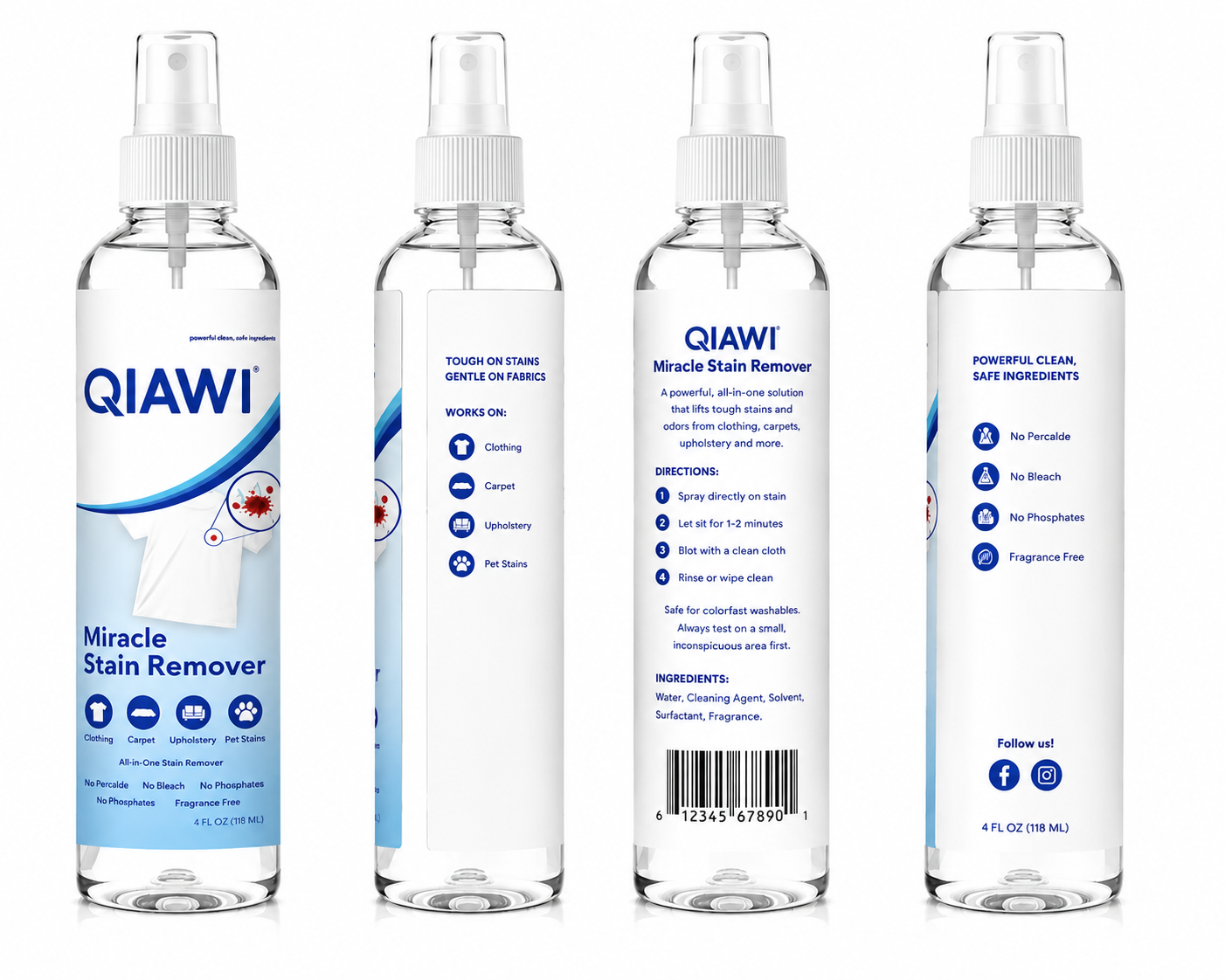 Powerful on Stains. Gentle on Fabrics.