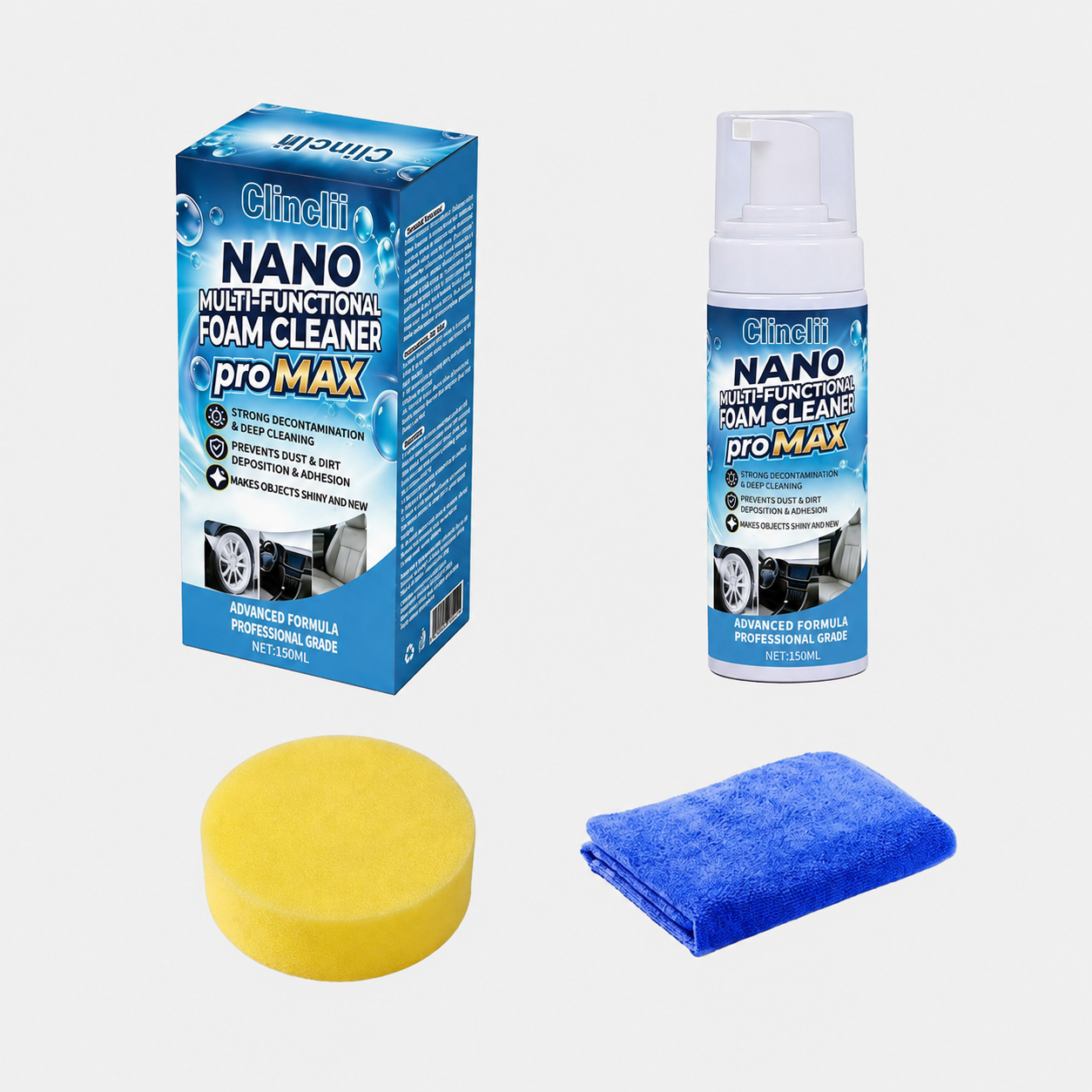 🔥Clinclii Nano Multi-Functional Foam Cleaner
