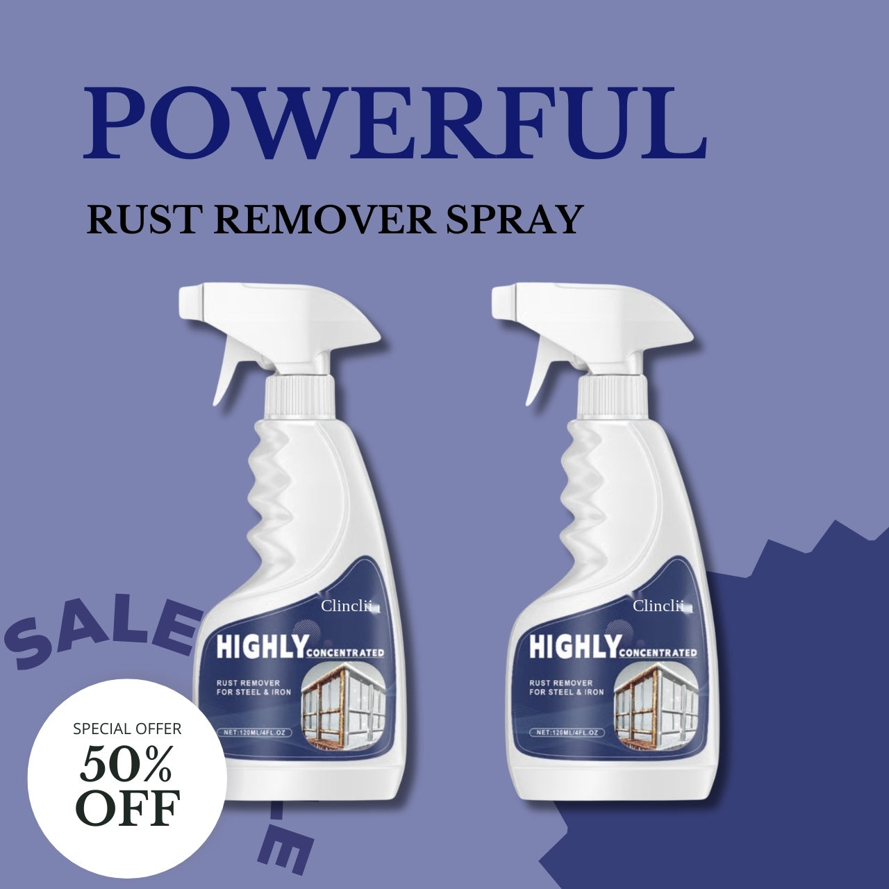 Powerful Rust Remover Spray - InstantlyRestore Metal & Stainless Steel