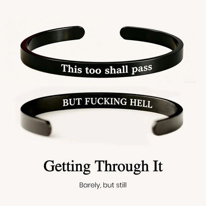 Be Kind Mantra Cuff Bracelet