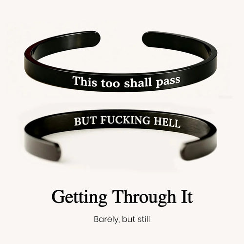 Be Kind Mantra Cuff Bracelet