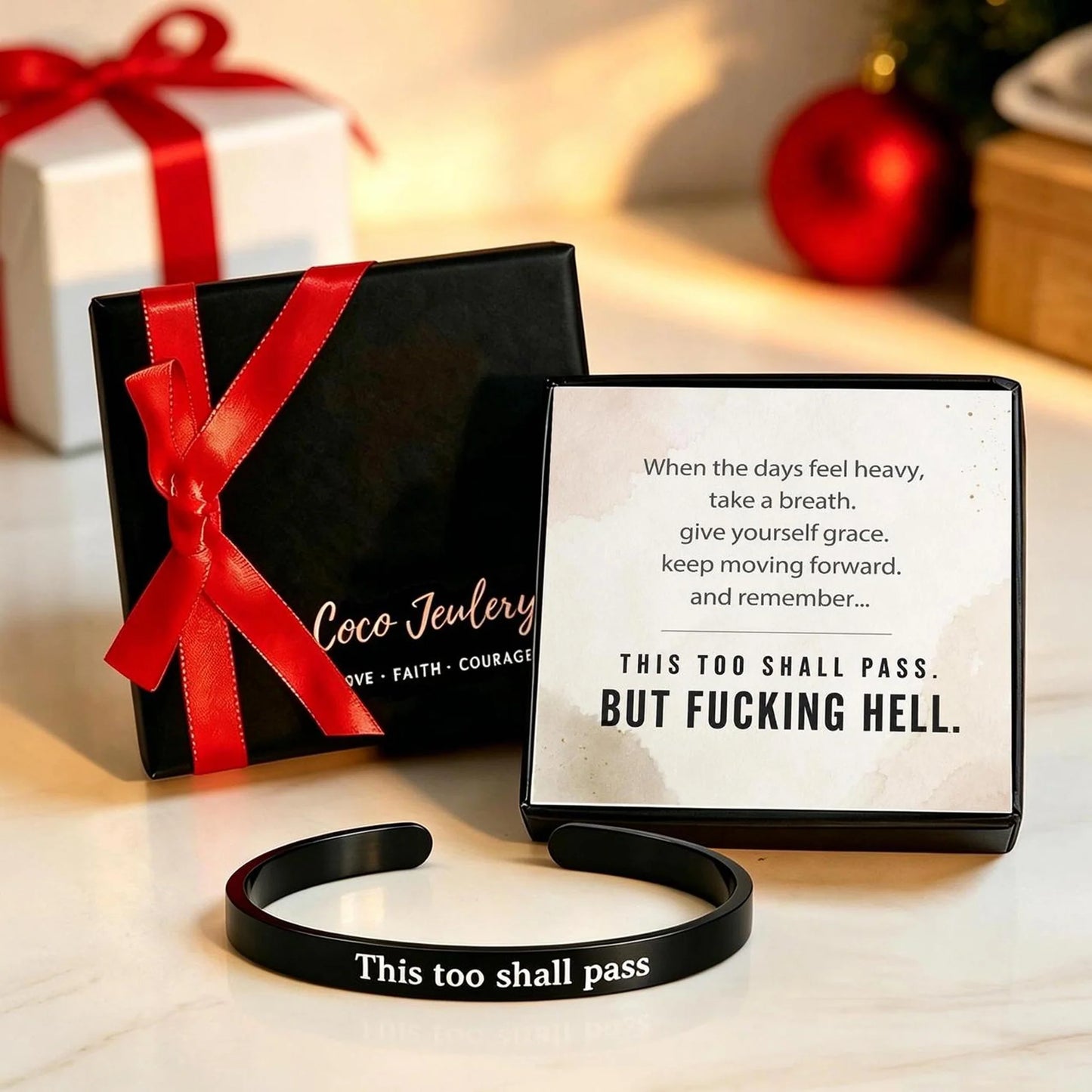 Be Kind Mantra Cuff Bracelet