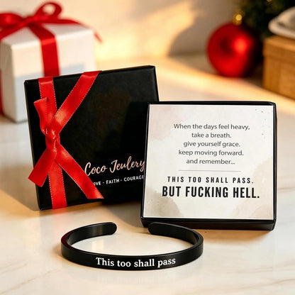 Be Kind Mantra Cuff Bracelet