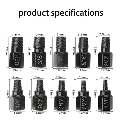 10PCS Broken Screw RemoverKit