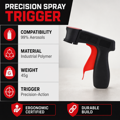 Spray Can Trigger Handle, Turn AnyCan into a Pro Sprayer!