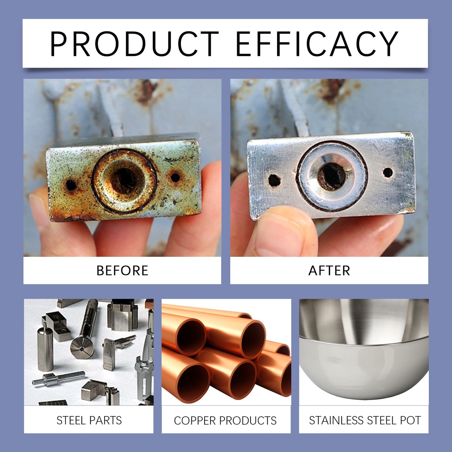 Powerful Rust Remover Spray - InstantlyRestore Metal & Stainless Steel