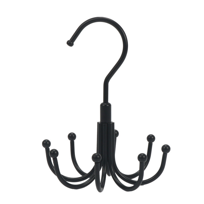 Rotating 8-Hook Metal Storage Hanger