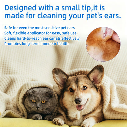 Gentle Pet Ear Wash | Odor-Free Cleaning for Dogs & Cats