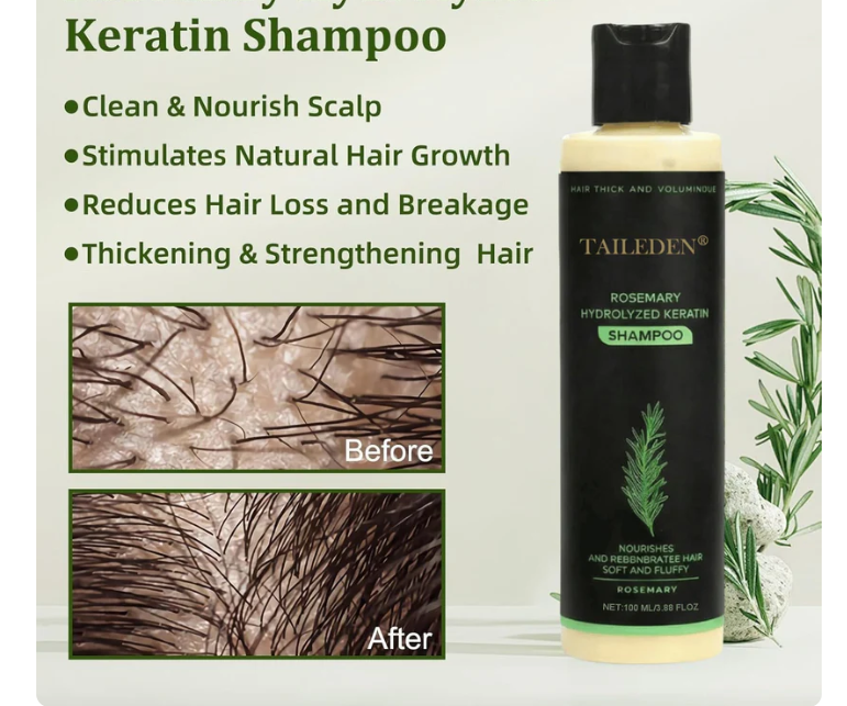🔥Organic Rosemary Hair Growth Shampoo