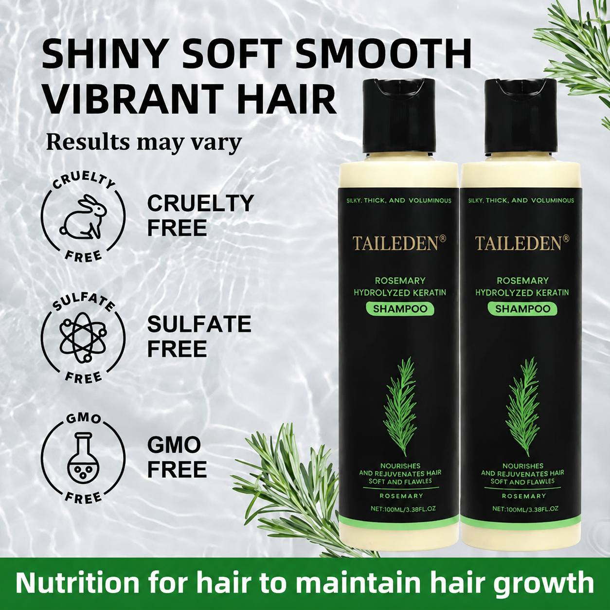 🔥Organic Rosemary Hair Growth Shampoo