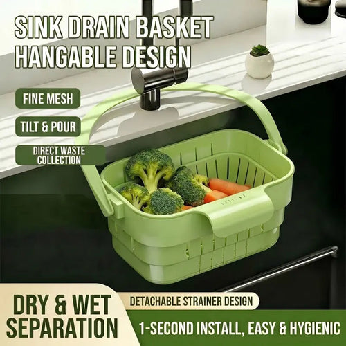 AA Foldable Hanging Kitchen SinkDrain Basket