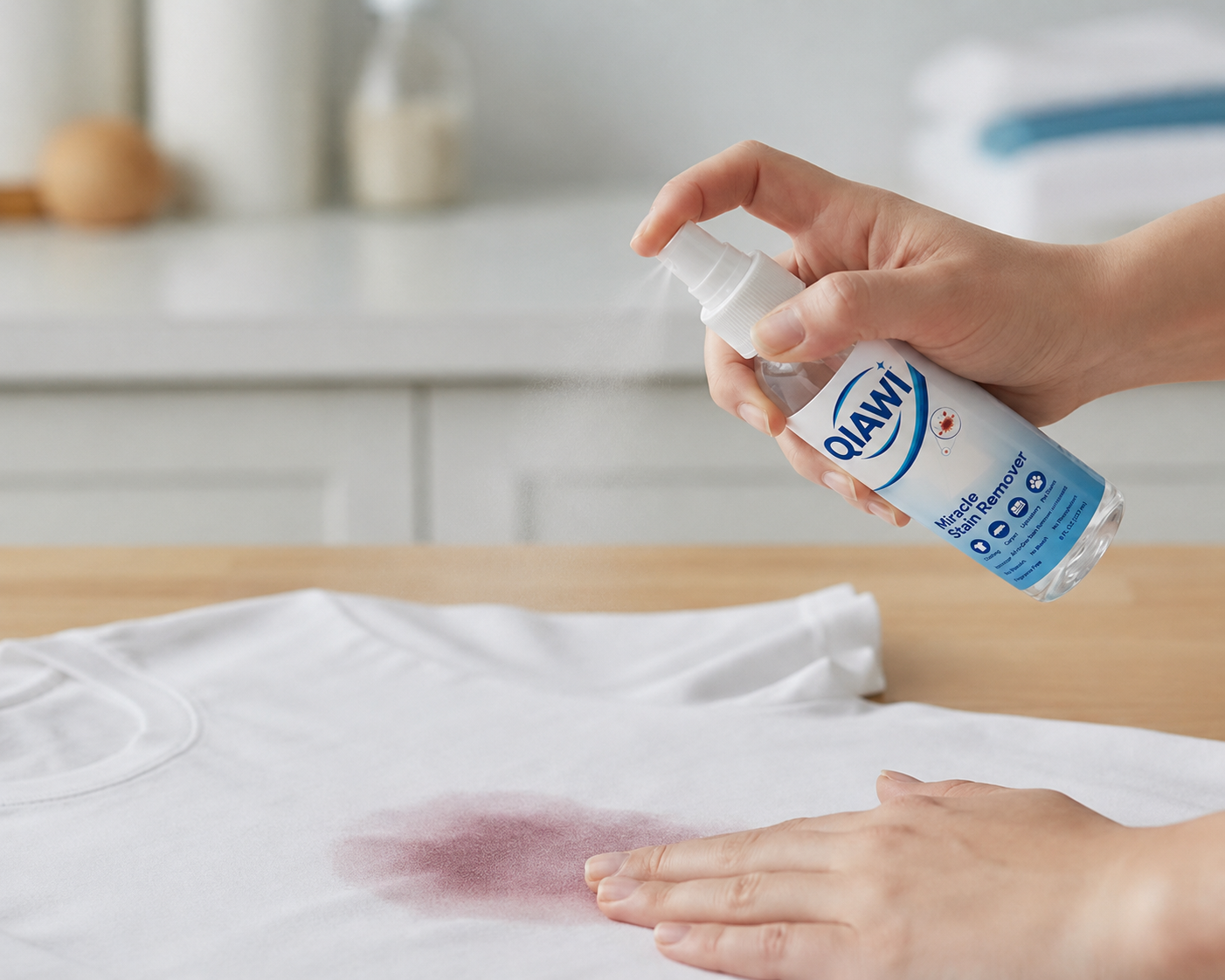 Powerful on Stains. Gentle on Fabrics.