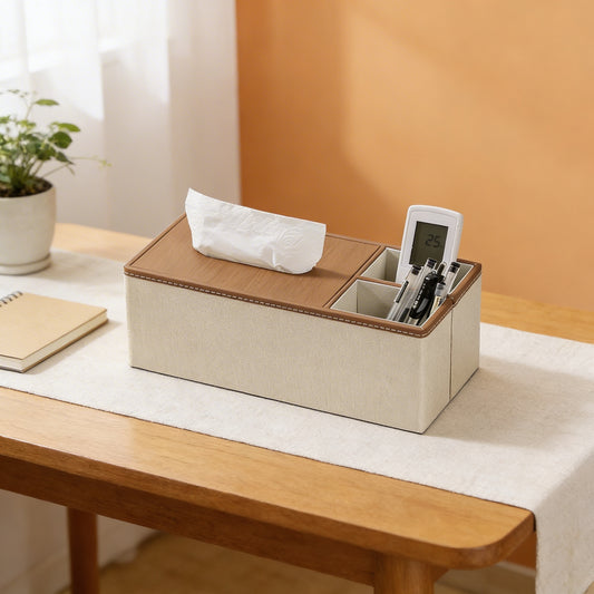 Desktop Tissue Box Organizer